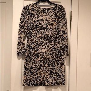 J.Crew animal print dress